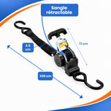 Sangle à cliquet