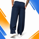 Pantalon à plis