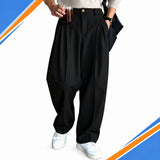 Pantalon à plis