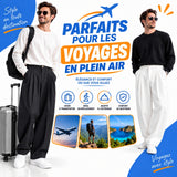 Pantalon à plis